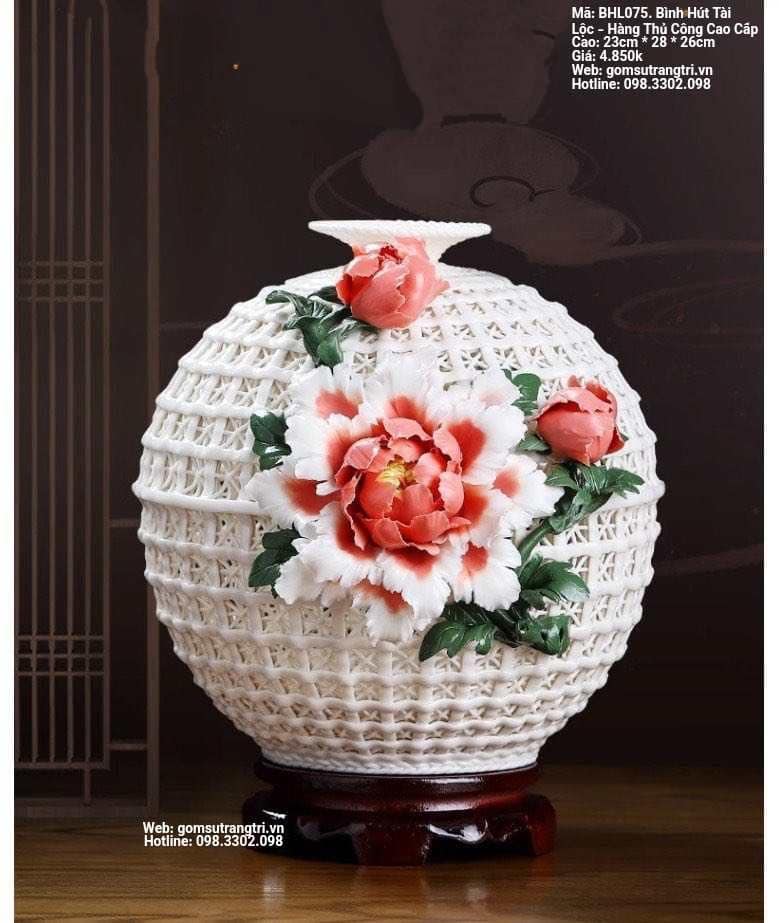 BÌNH HÚT TÀI LỘC - HÀNG THỦ CÔNG CAO CẤP